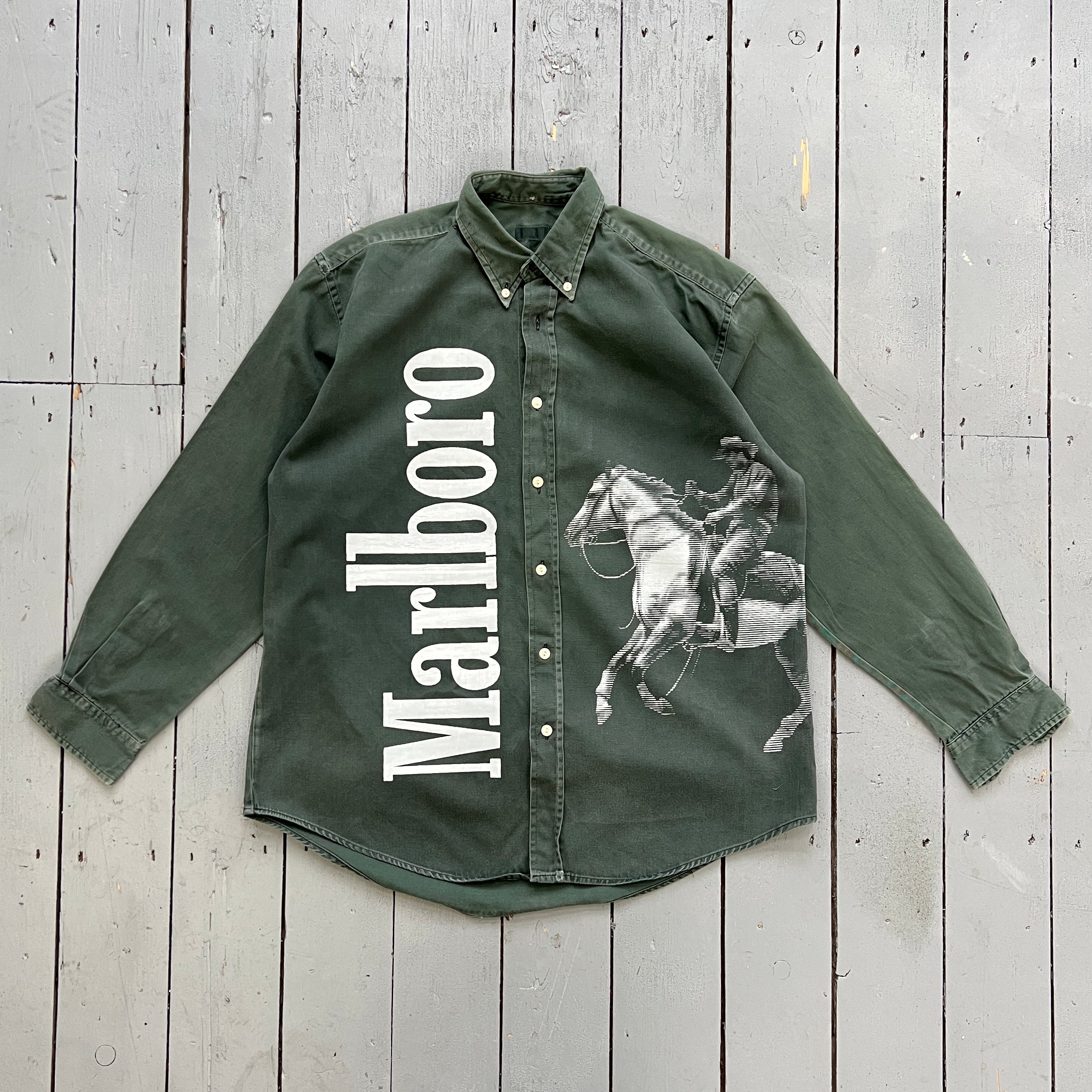 GREEN MARLB SHIRT [L]