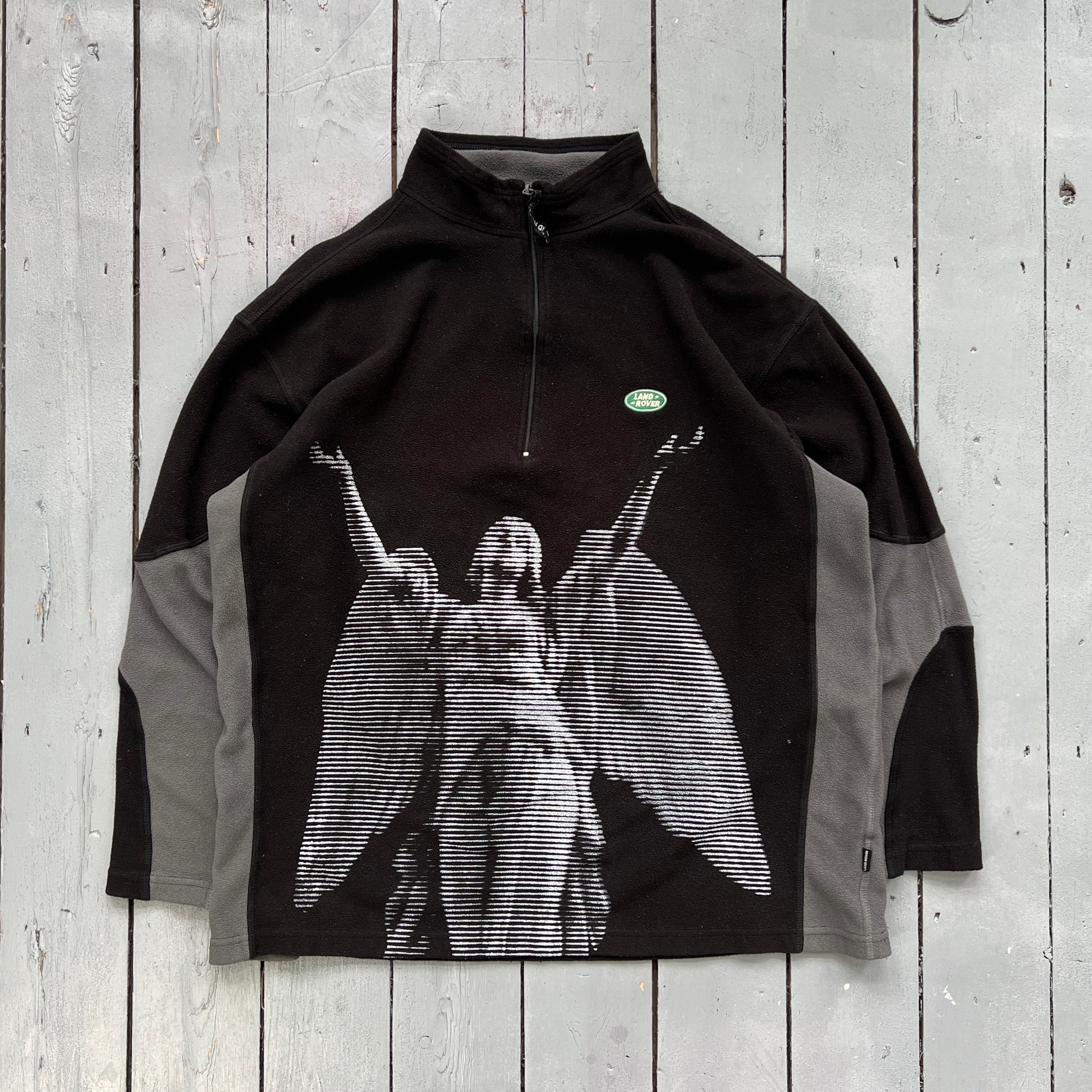 BLACK/GREY LAND ROVER ANGEL FLEECE [L]