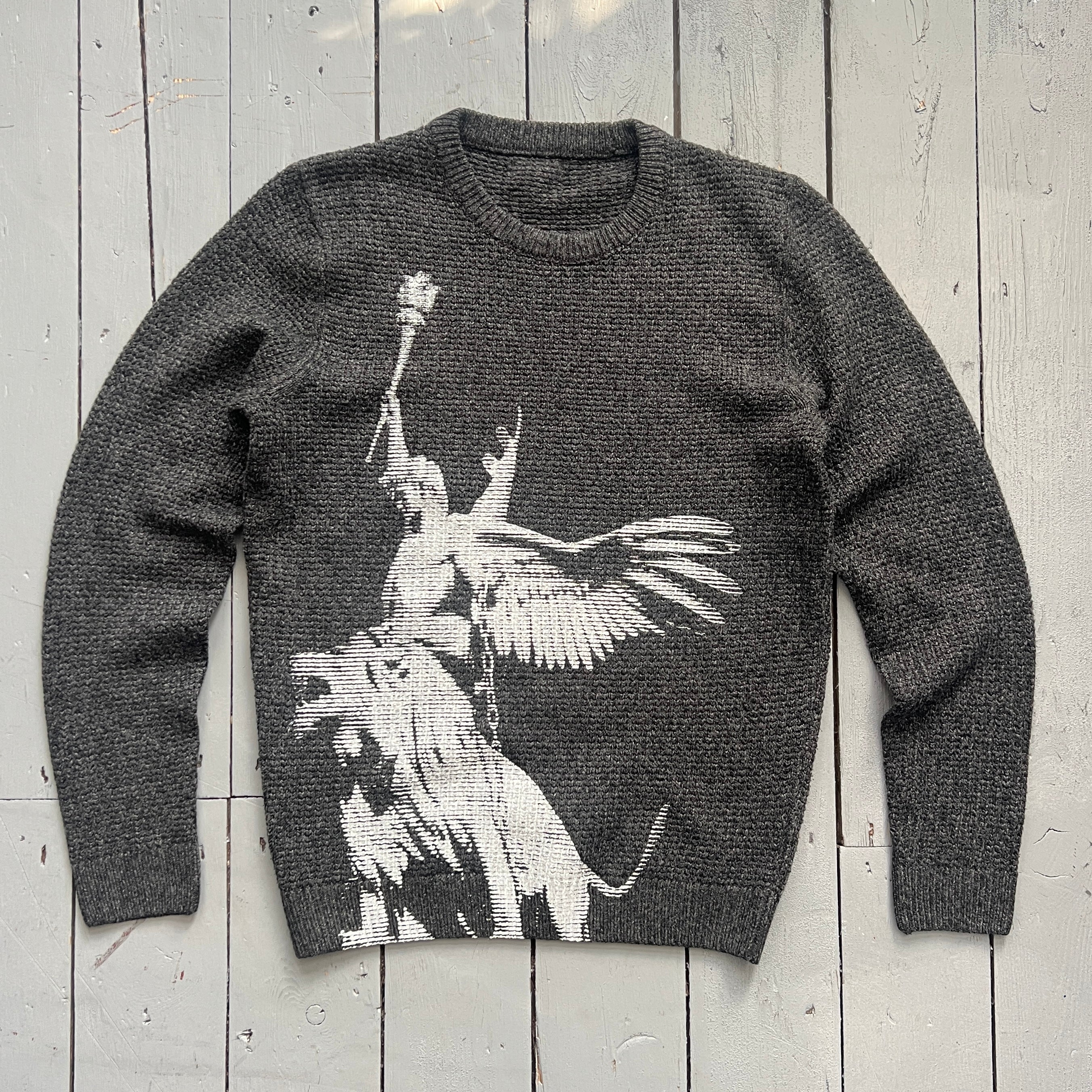 GREY PROMETHEUS WAFFLE KNIT [S]