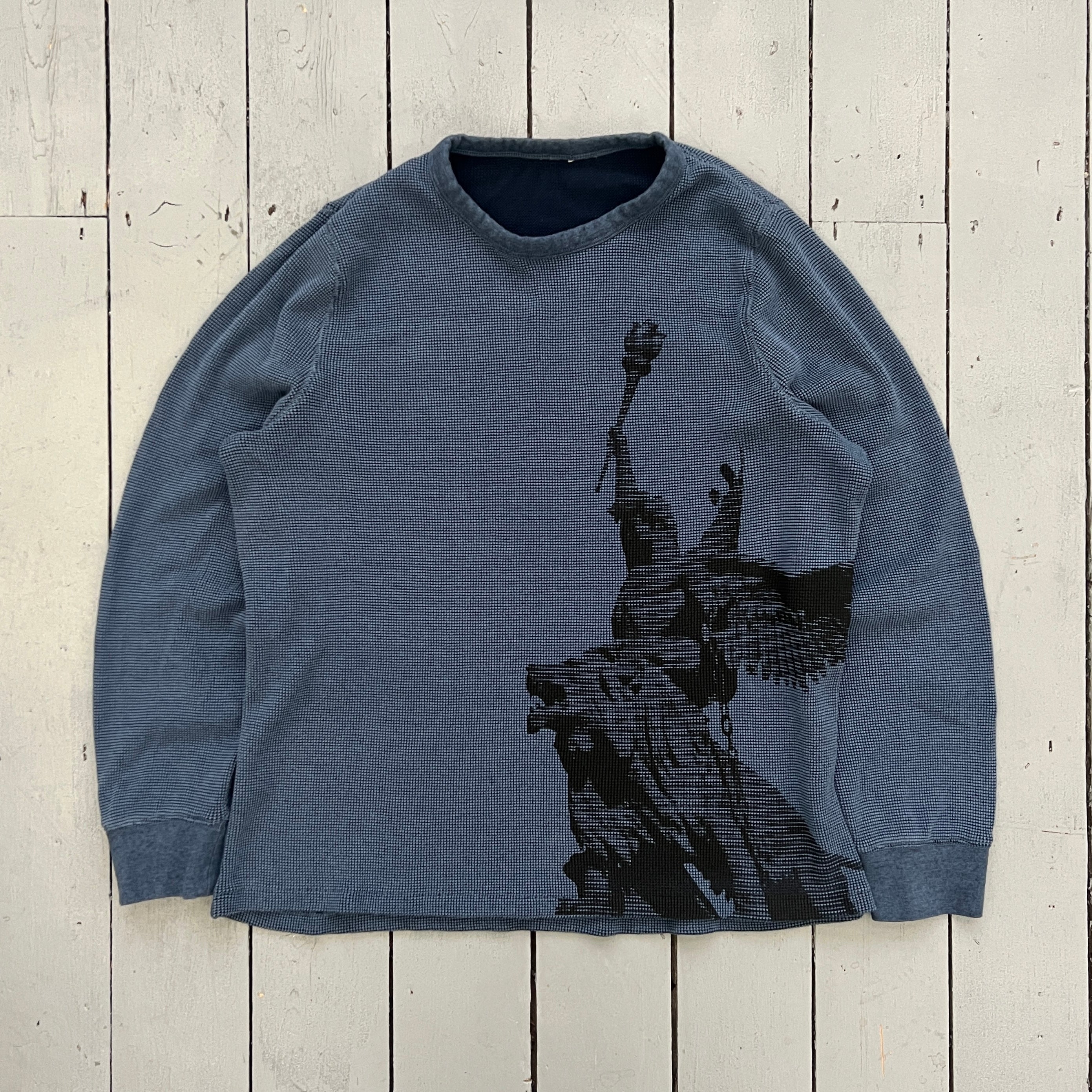 BLUE PROMETHEUS WAFFLE KNIT [M/L]