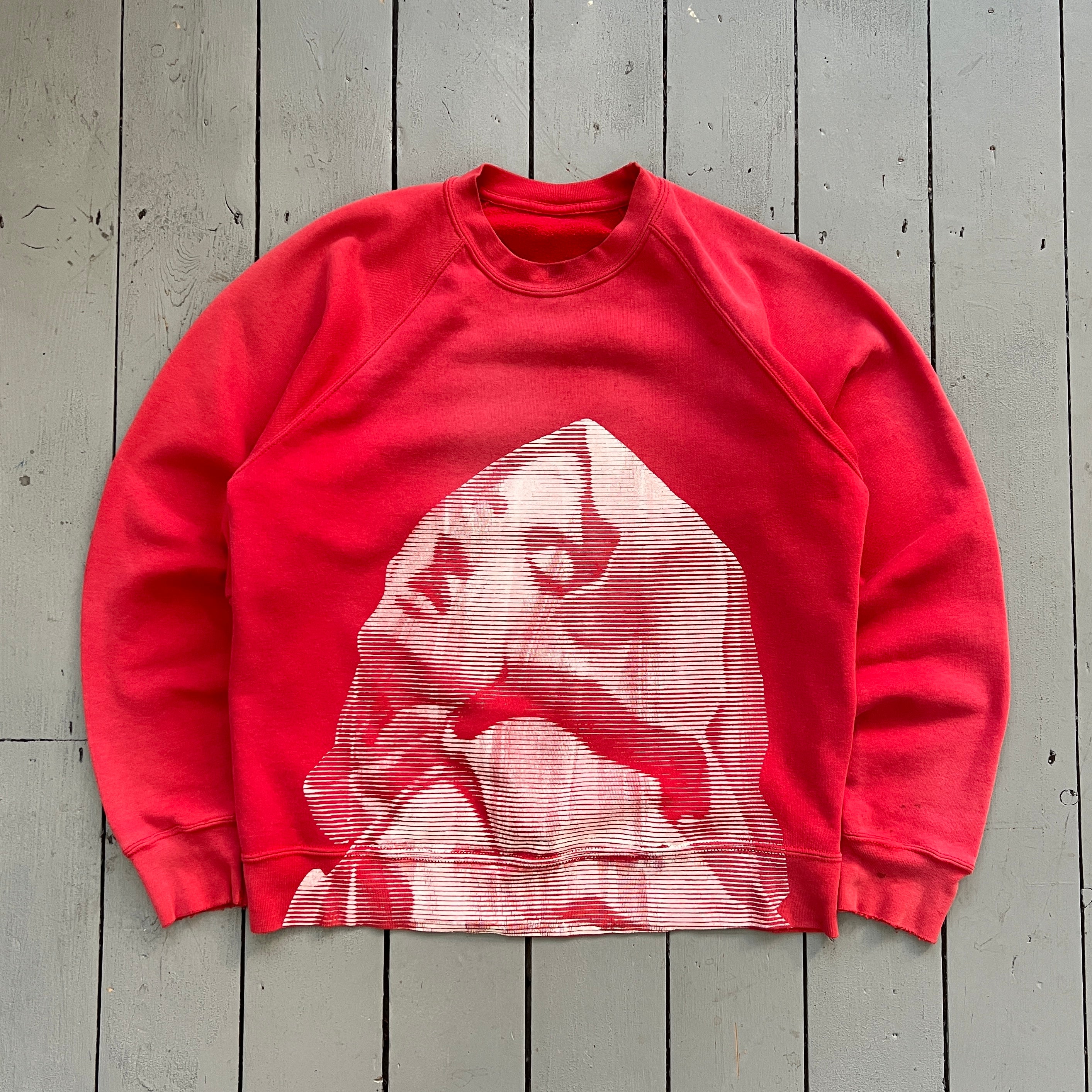 RED ETHEREAL SWEATER [M]
